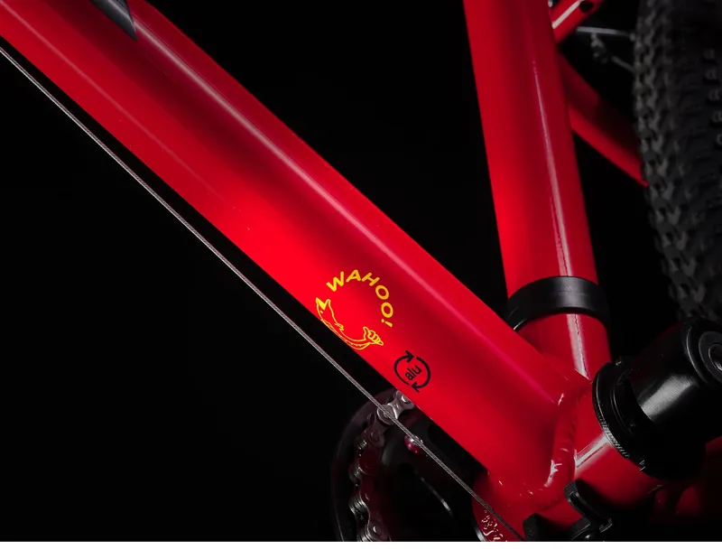 Trek Wahoo 24 Kids Hybrid Bike in Viper Red-5